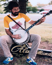 Alan Munde On Banjo Case